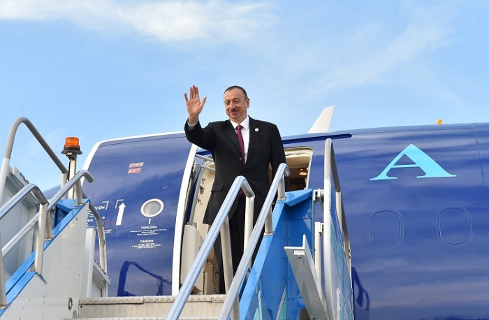 Azerbaijani president begins official visit to UAE